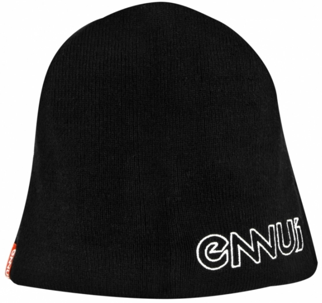 Ennui Street Beanie with protection inside and white logo